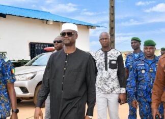 Guinée : le Garde des Sceaux visite les 217 bénéficiaires de la grâce présidentielle en formation à Sonfonia