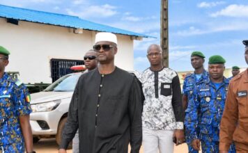 Guinée : le Garde des Sceaux visite les 217 bénéficiaires de la grâce présidentielle en formation à Sonfonia